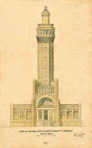 Původní plán Masarykovy věže samostatnosti
